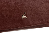 Prato S035-G genarptes PU Umhängetasche Handtasche burgundy