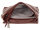 Prato S035-G genarptes PU Umhängetasche Handtasche burgundy