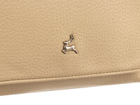 Prato S035-G genarptes PU Umhängetasche Handtasche dark beige