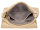 Prato S035-G genarptes PU Umhängetasche Handtasche dark beige