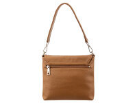 Prato S035-G genarptes PU Umhängetasche Handtasche mocha