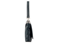Prato S035-G genarptes PU Umhängetasche Handtasche petrol blue