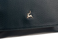 Prato S035-G genarptes PU Umhängetasche Handtasche petrol blue
