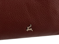 Prato S017-G genarptes PU Umhängetasche Handtasche burgundy