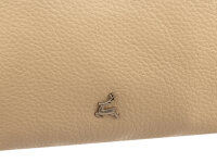 Prato S017-G genarptes PU Umhängetasche Handtasche dark beige