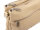 Prato S017-G genarptes PU Umhängetasche Handtasche dark beige