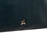 Prato S017-G genarptes PU Umhängetasche Handtasche petrol blue