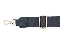 Prato S017-G genarptes PU Umhängetasche Handtasche petrol blue