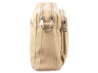Prato S950-G LM Joyce Umhängetasche genarbtes PU dark beige