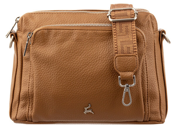 Prato S950-G LM Joyce Umhängetasche genarbtes PU mocha