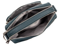 Prato S950-G LM Joyce Umhängetasche genarbtes PU petrol blue