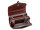 Prato S033-G Umhängetasche genarbtes PU Clutch burgundy