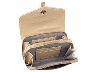 Prato S033-G Umhängetasche genarbtes PU Clutch dark beige