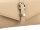 Prato S033-G Umhängetasche genarbtes PU Clutch dark beige