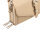 Prato S033-G Umhängetasche genarbtes PU Clutch dark beige