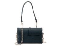 Prato S033-G Umhängetasche genarbtes PU Clutch petrol blue
