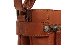 The Chesterfield Brand C48.1300 Brandis Umhängetasche Wax Pull Up Leder 31 cognac