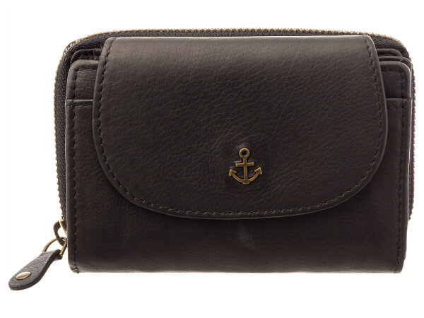 Harbour 2nd SL.14502 wallet style kl. Lilian Geldbörse Leder Querformat ash
