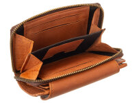 Harbour 2nd SL.14502 wallet style kl. Lilian Geldbörse Leder Querformat cognac