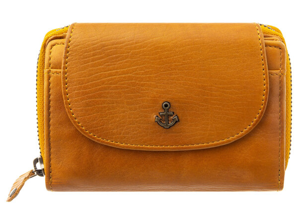 Harbour 2nd SL.14502 wallet style kl. Lilian Geldbörse Leder Querformat mustard