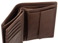 Harbour 2nd SL.14529 wallet style Tarquin Geldbörse Leder Hochformat brown