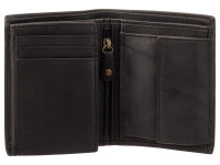 Harbour 2nd SL.14528 wallet style Magnus Geldbörse Leder Hochformat ash