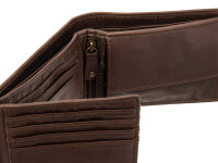 Harbour 2nd SL.14530 wallet style Kairos Geldbörse Leder Querformat brown