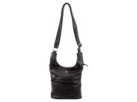 Prato S895-G LM Joyce genarptes PU Umhängetasche black