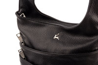 Prato S895-G LM Joyce genarptes PU Umhängetasche black