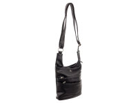 Prato S895-G LM Joyce genarptes PU Umhängetasche black