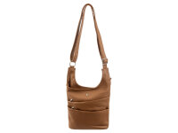 Prato S895-G LM Joyce genarptes PU Umhängetasche mocha