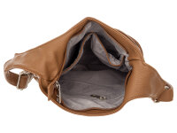 Prato S895-G LM Joyce genarptes PU Umhängetasche mocha
