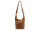 Prato S895-G LM Joyce genarptes PU Umhängetasche mocha