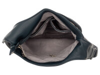Prato S895-G LM Joyce genarptes PU Umhängetasche petrol blue