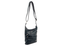 Prato S895-G LM Joyce genarptes PU Umhängetasche petrol blue