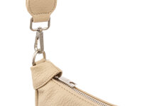Prato S036-G genarptes PU Umhängetasche Handtasche dark beige