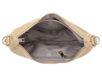 Prato S036-G genarptes PU Umhängetasche Handtasche dark beige