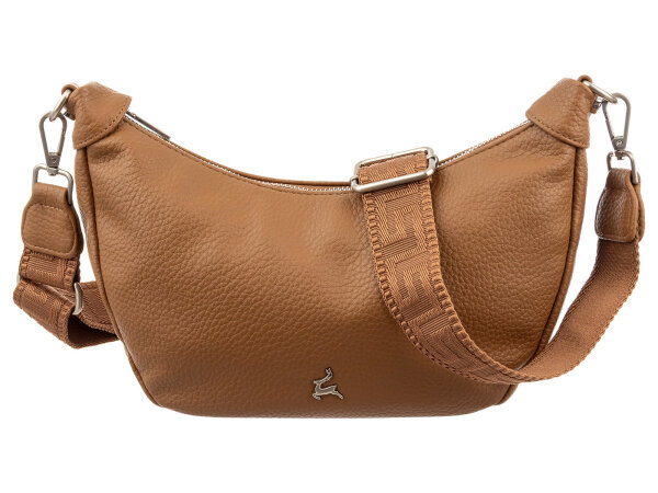 Prato S036-G genarptes PU Umhängetasche Handtasche mocha
