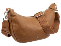 Prato S036-G genarptes PU Umhängetasche Handtasche mocha