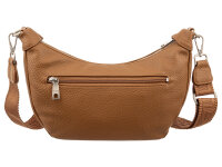 Prato S036-G genarptes PU Umhängetasche Handtasche mocha