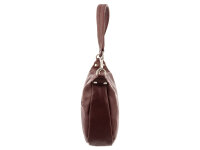 Prato S037-G genarptes PU Umhängetasche Handtasche burgundy