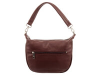 Prato S037-G genarptes PU Umhängetasche Handtasche burgundy