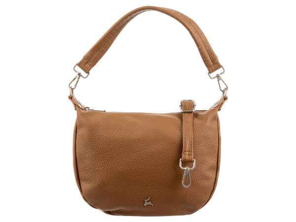 Prato S037-G genarptes PU Umhängetasche Handtasche mocha