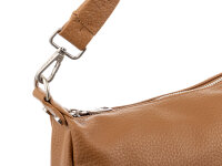 Prato S037-G genarptes PU Umhängetasche Handtasche mocha