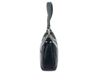 Prato S037-G genarptes PU Umhängetasche Handtasche petrol blue