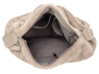 Prato S039-M Umhängetasche Synthetik Nerz Optik light grey