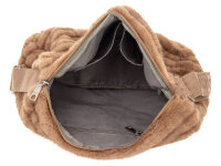 Prato S039-M Umhängetasche Synthetik Nerz Optik mocha