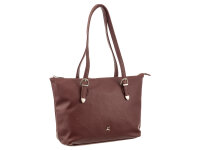 Prato S038-G genarptes PU Shopper burgundy