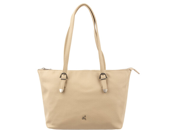 Prato S038-G genarptes PU Shopper dark beige