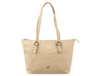 Prato S038-G genarptes PU Shopper dark beige